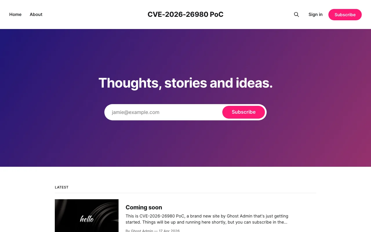 ghost-cve-2026-26980 preview