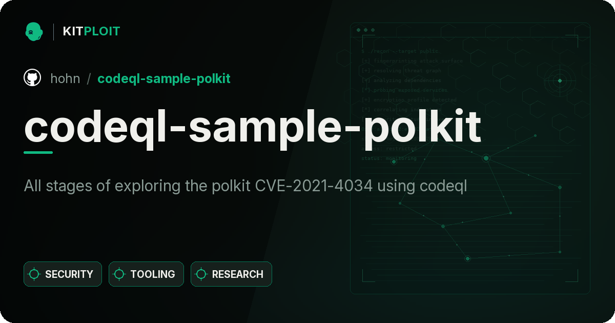 codeql-sample-polkit preview