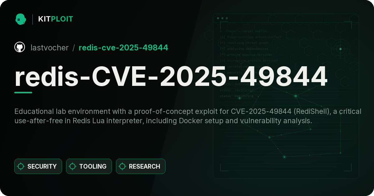 redis-CVE-2025-49844 preview