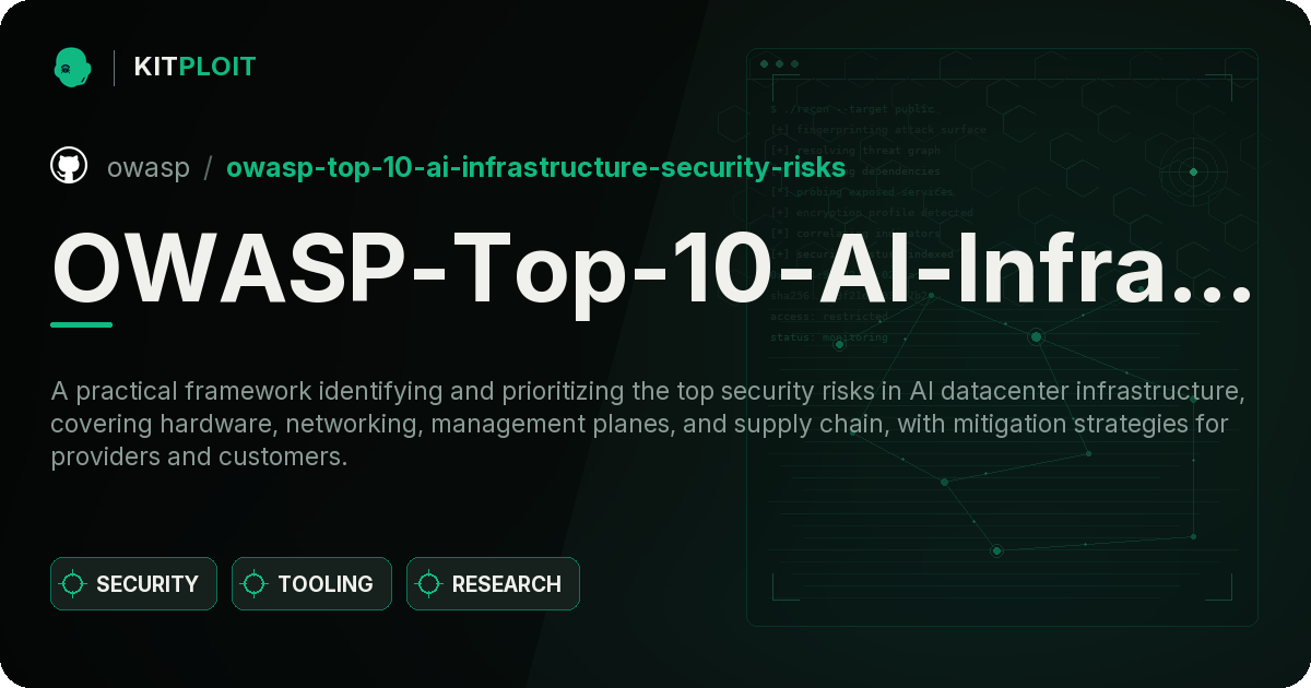 OWASP-Top-10-AI-Infrastructure-Security-Risks