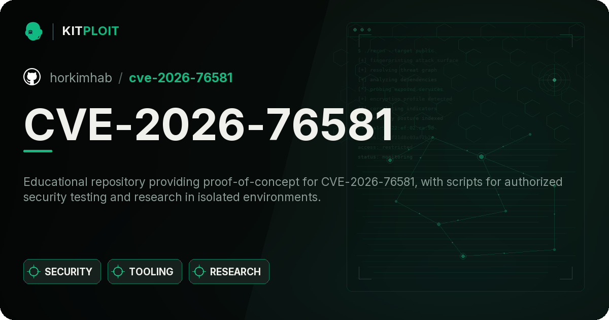 CVE-2026-76581 preview