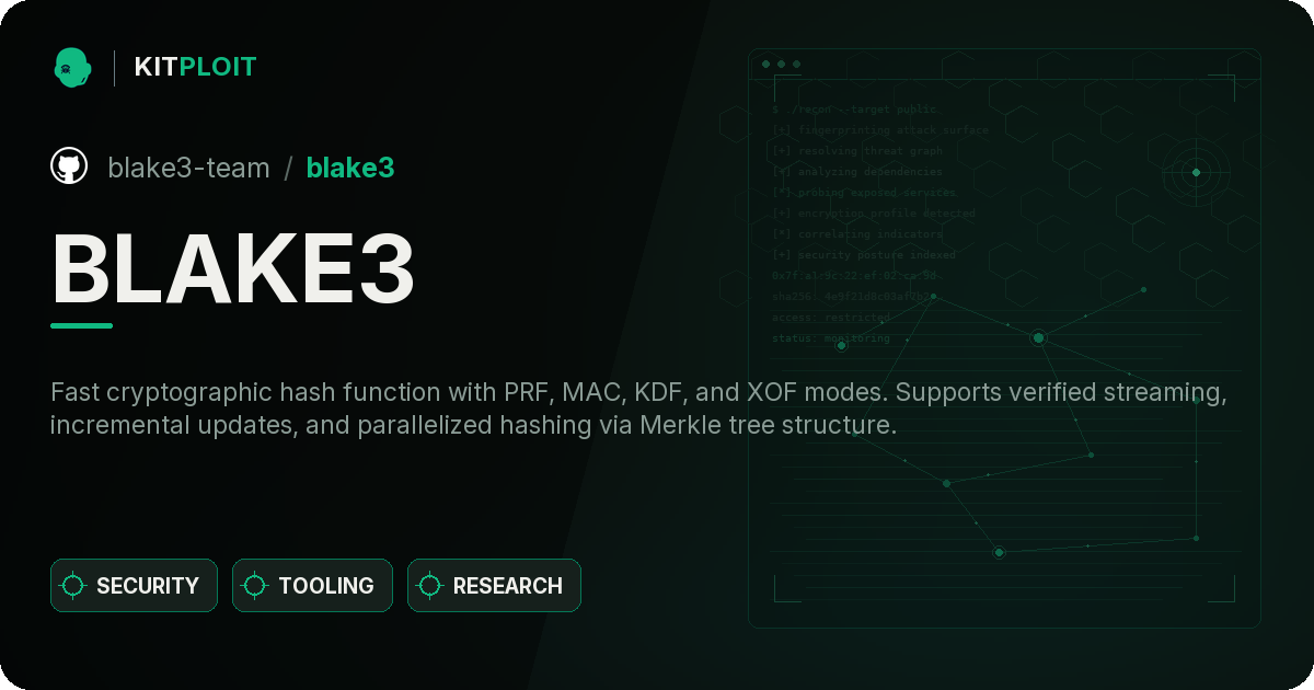 BLAKE3 preview