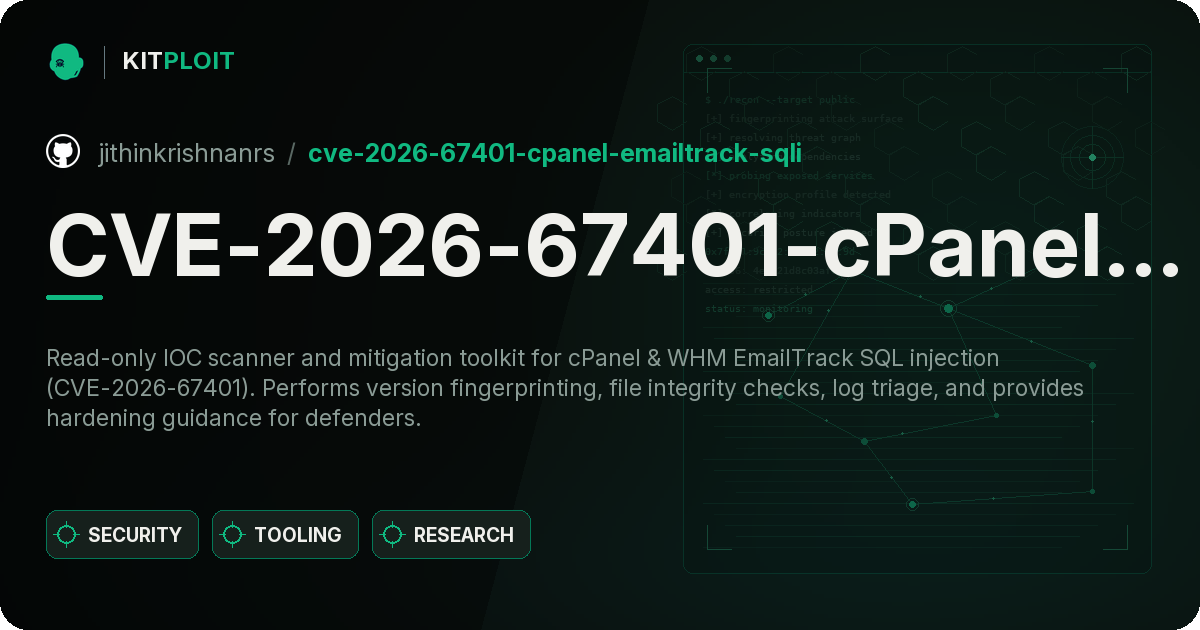 CVE-2026-67401-cPanel-EmailTrack-SQLi preview