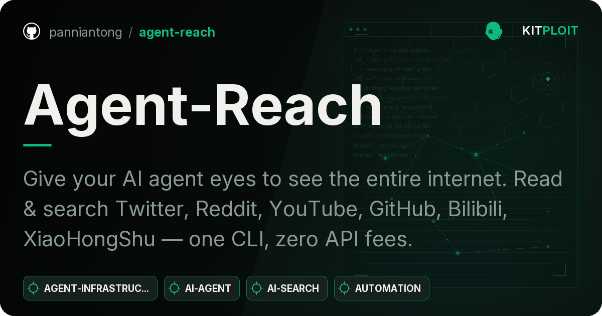 Agent-Reach preview