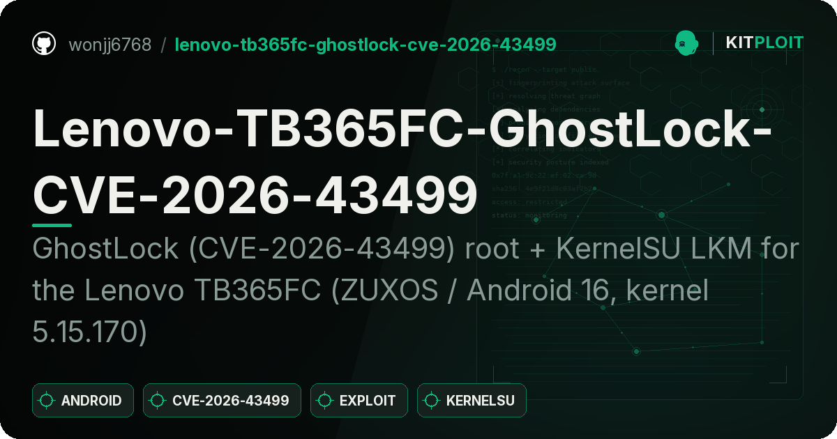 Lenovo-TB365FC-GhostLock-CVE-2026-43499 preview