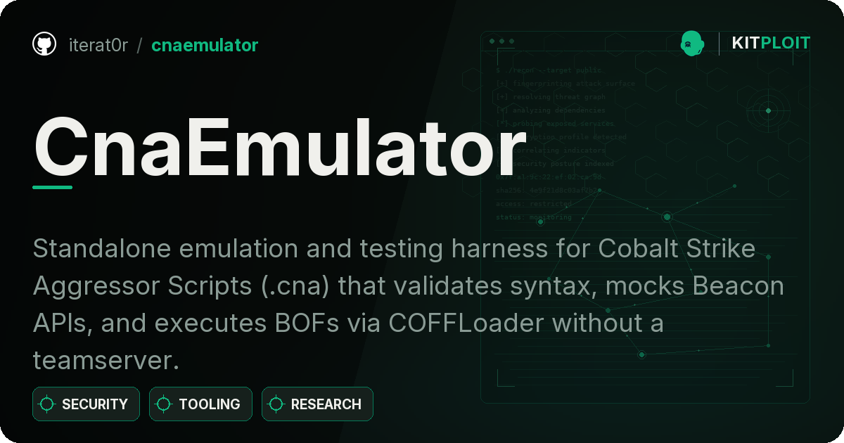 CnaEmulator preview