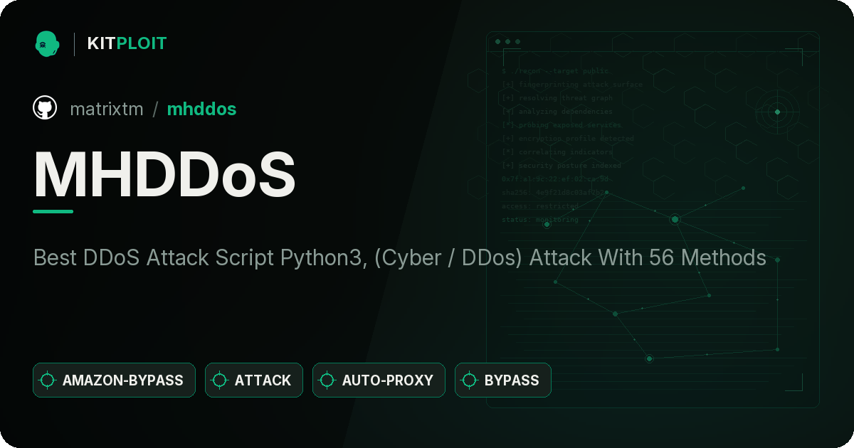 MHDDoS preview