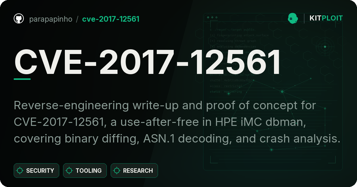 CVE-2017-12561 preview