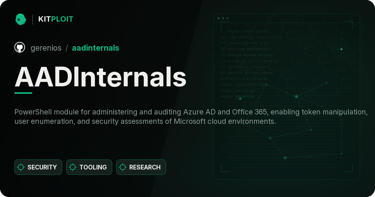 AADInternals preview