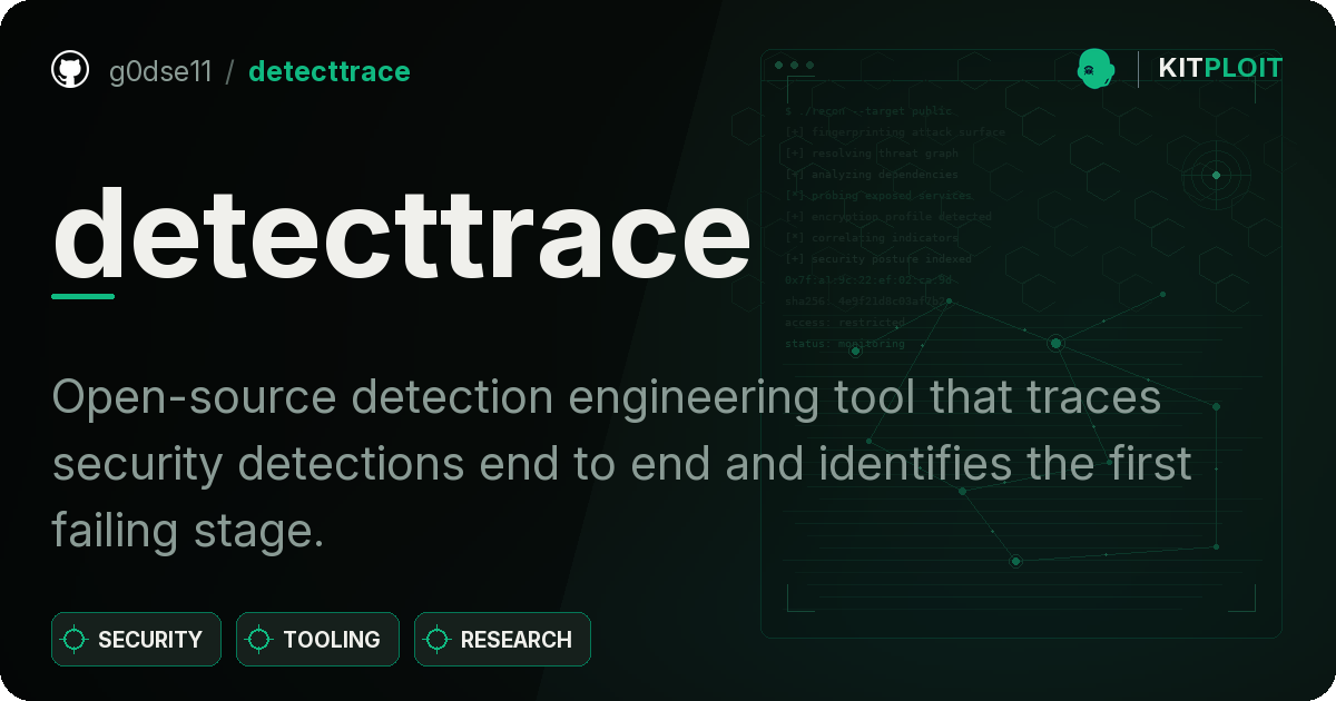 detecttrace preview