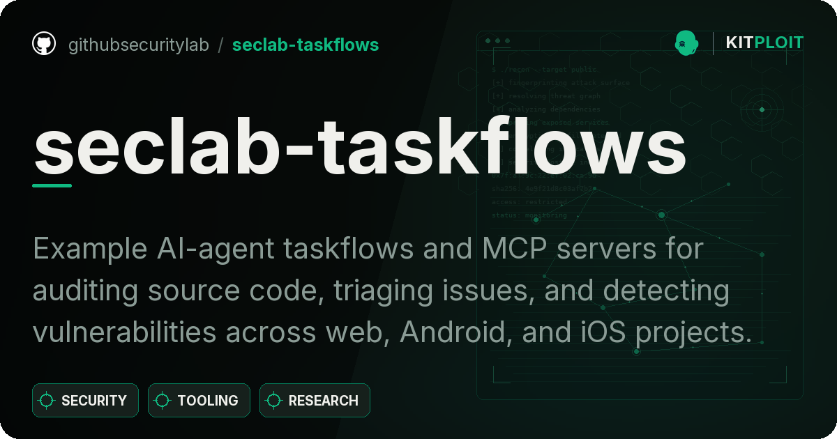 seclab-taskflows preview