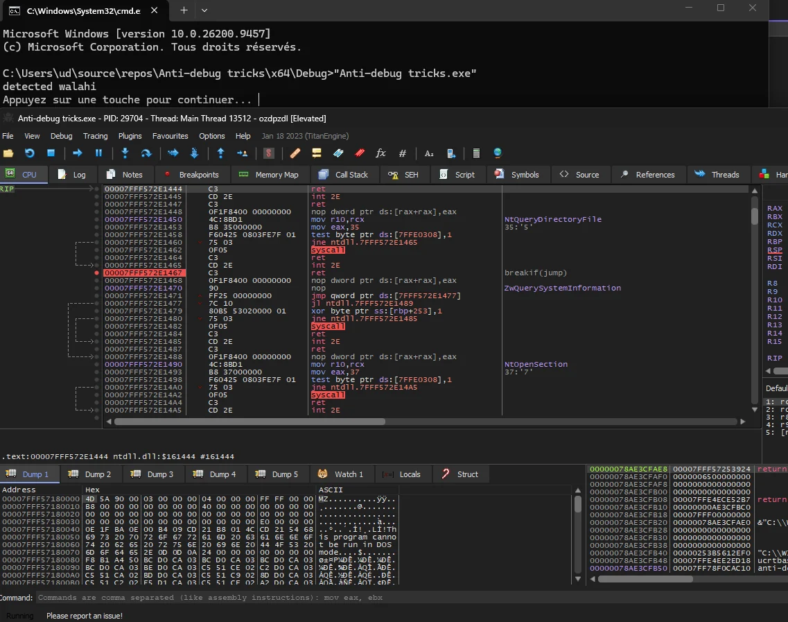 anti-debug