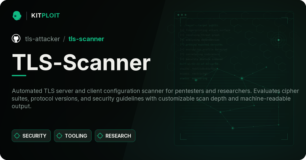 TLS-Scanner preview