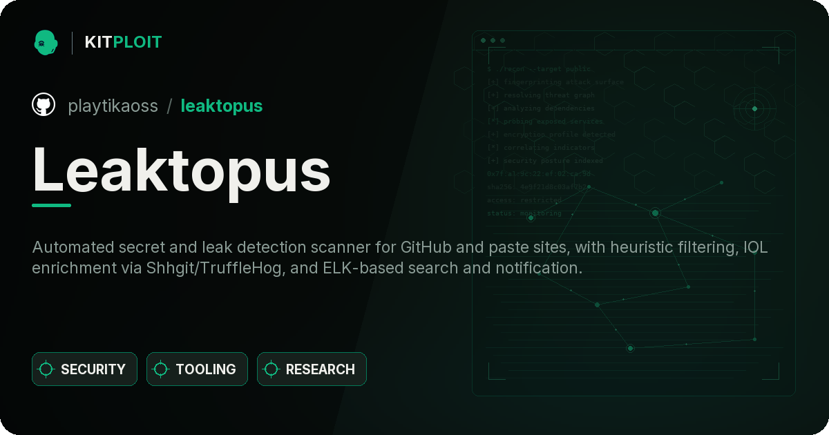 Leaktopus preview