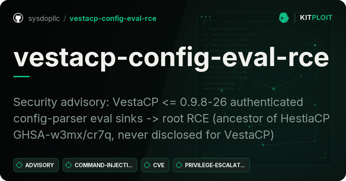 vestacp-config-eval-rce preview