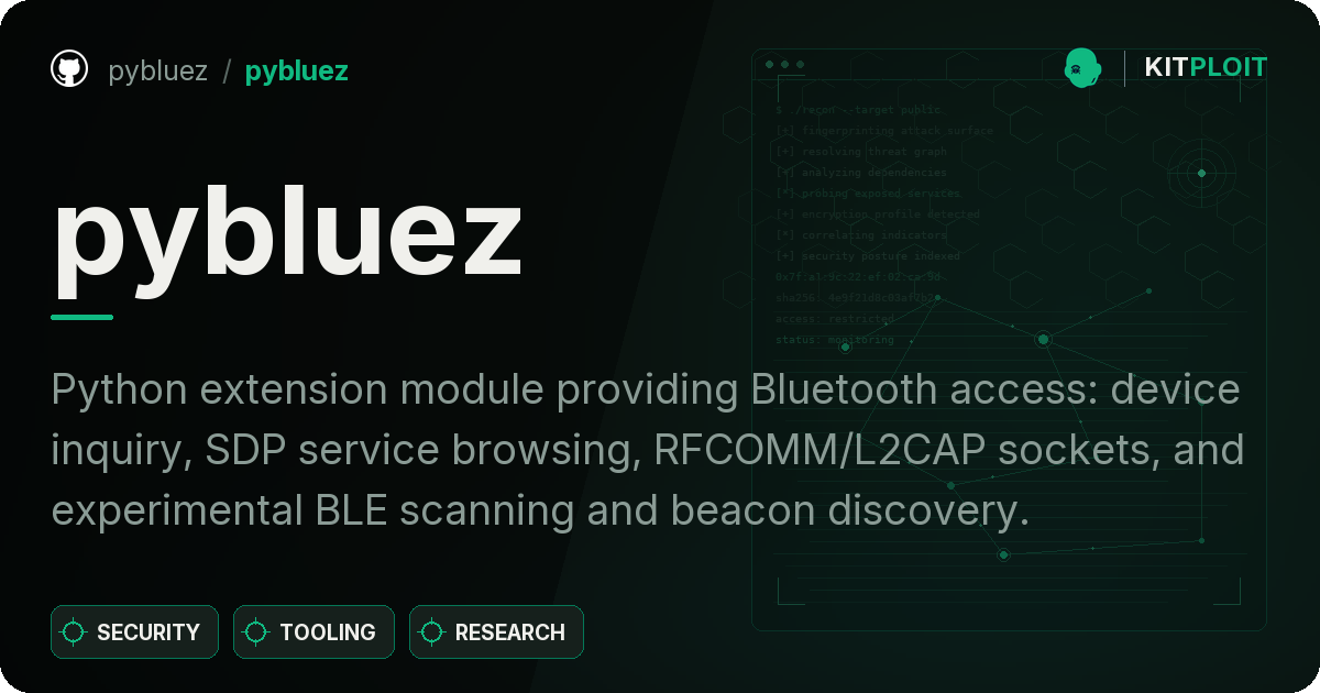 pybluez preview