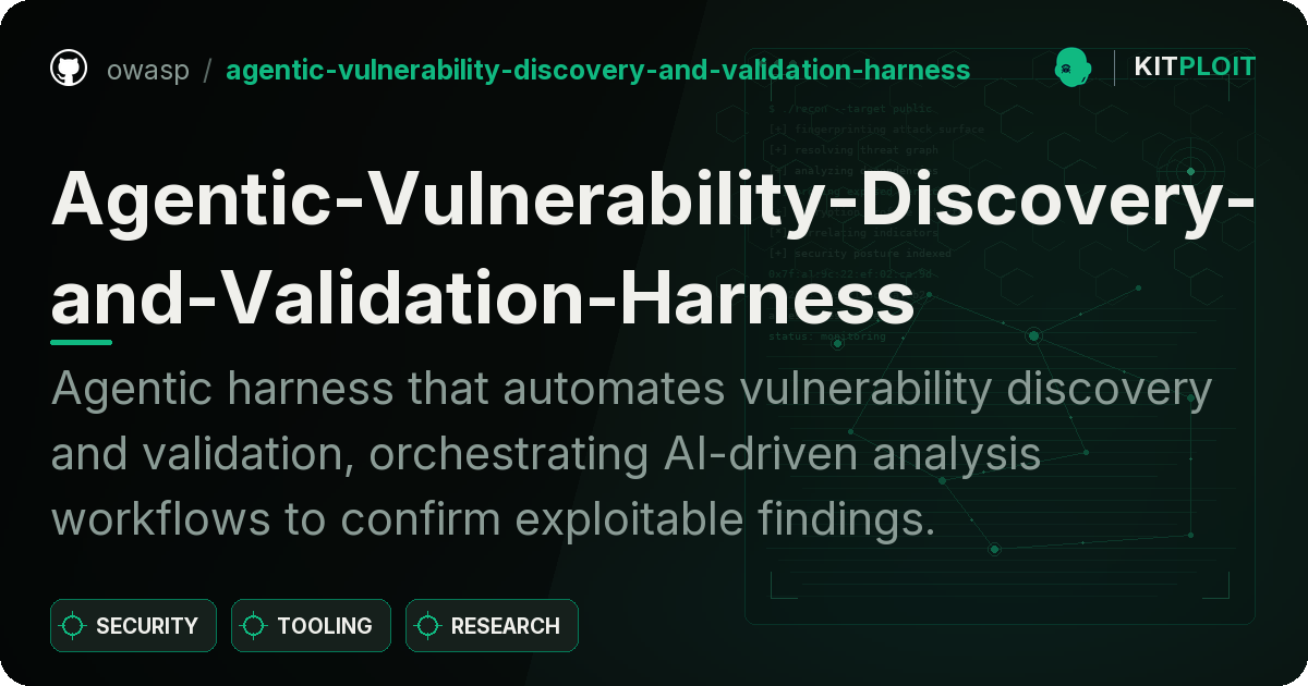 Agentic-Vulnerability-Discovery-and-Validation-Harness preview