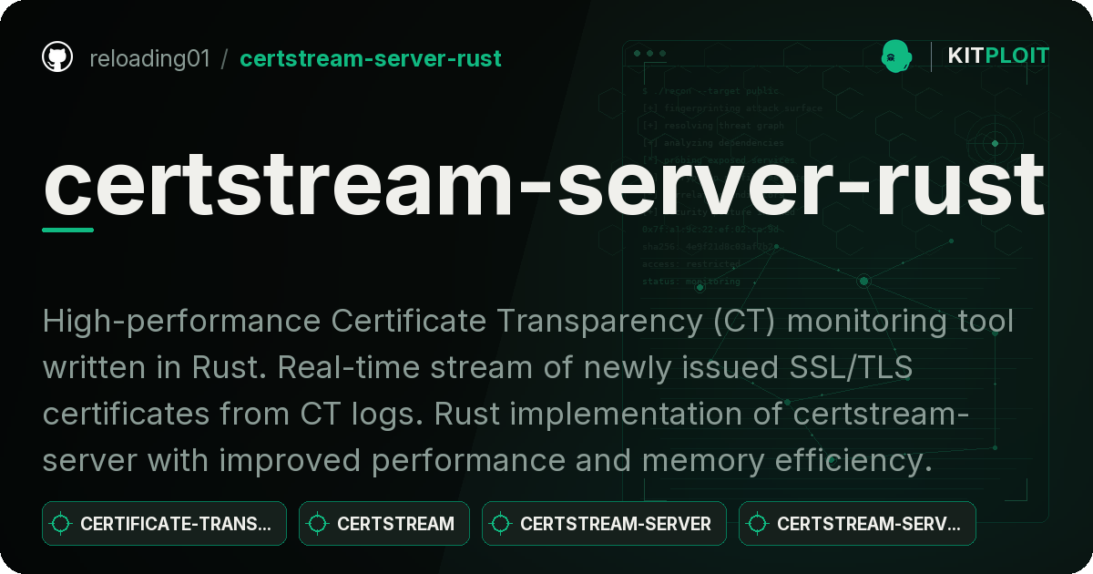 certstream-server-rust preview