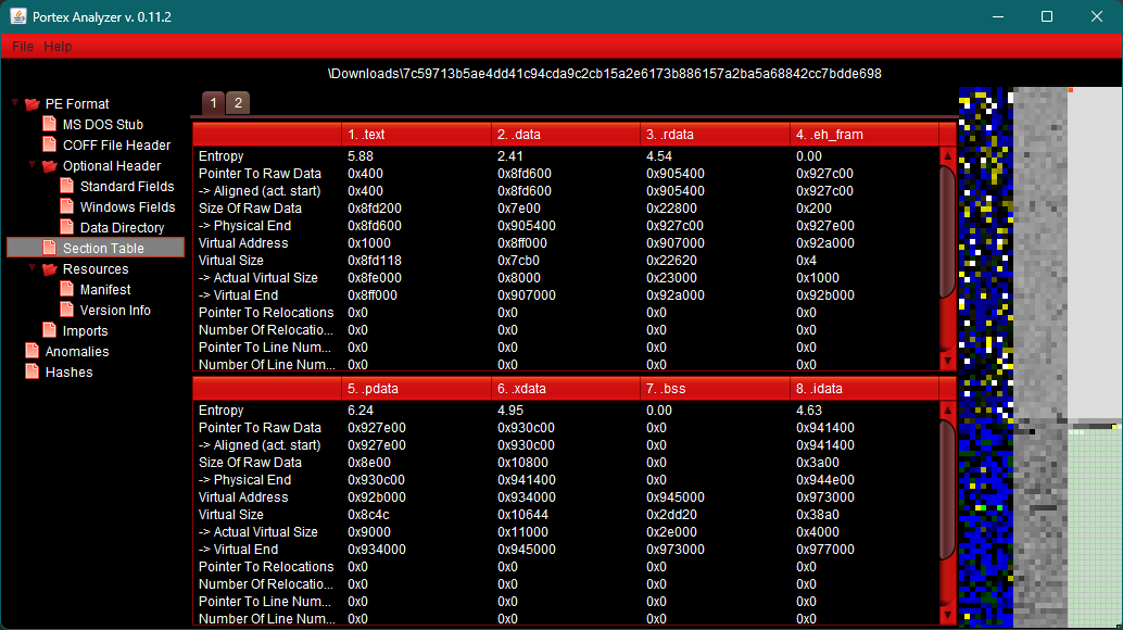 PortexAnalyzerGUI preview
