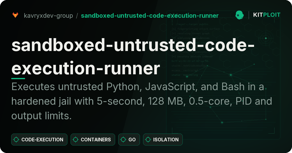 sandboxed-untrusted-code-execution-runner preview
