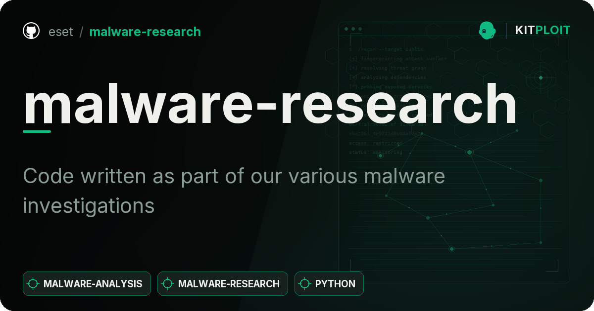 malware-research preview