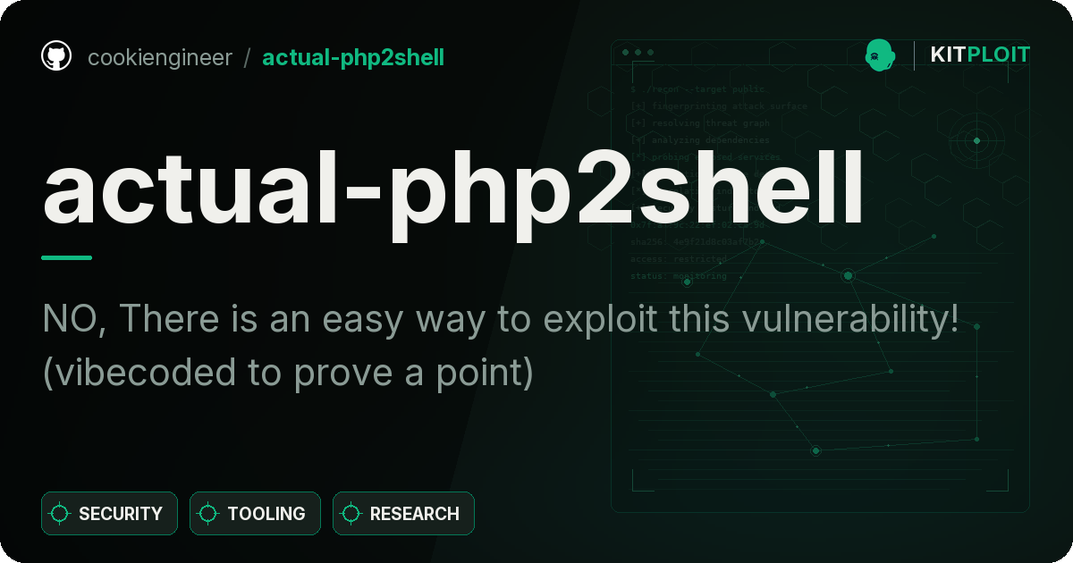 actual-php2shell preview