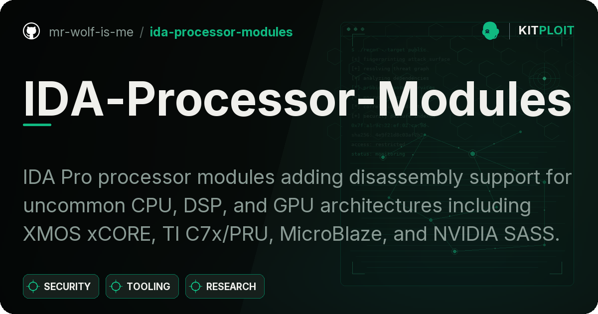 IDA-Processor-Modules