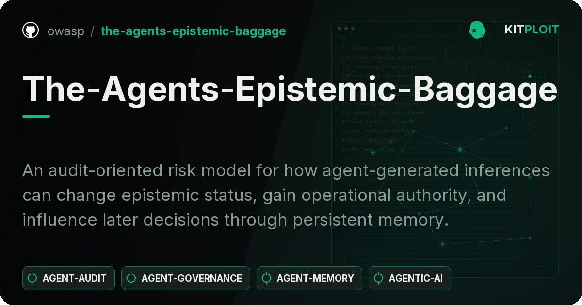 The-Agents-Epistemic-Baggage preview