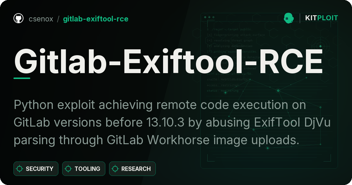 Gitlab-Exiftool-RCE preview