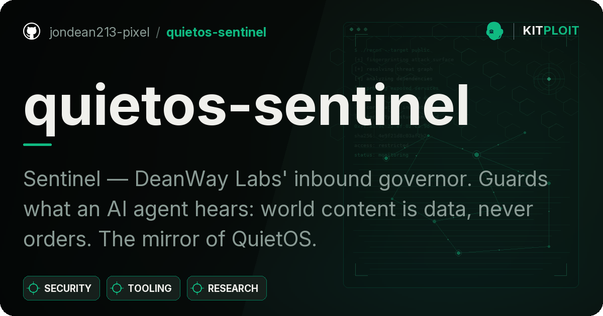 quietos-sentinel preview