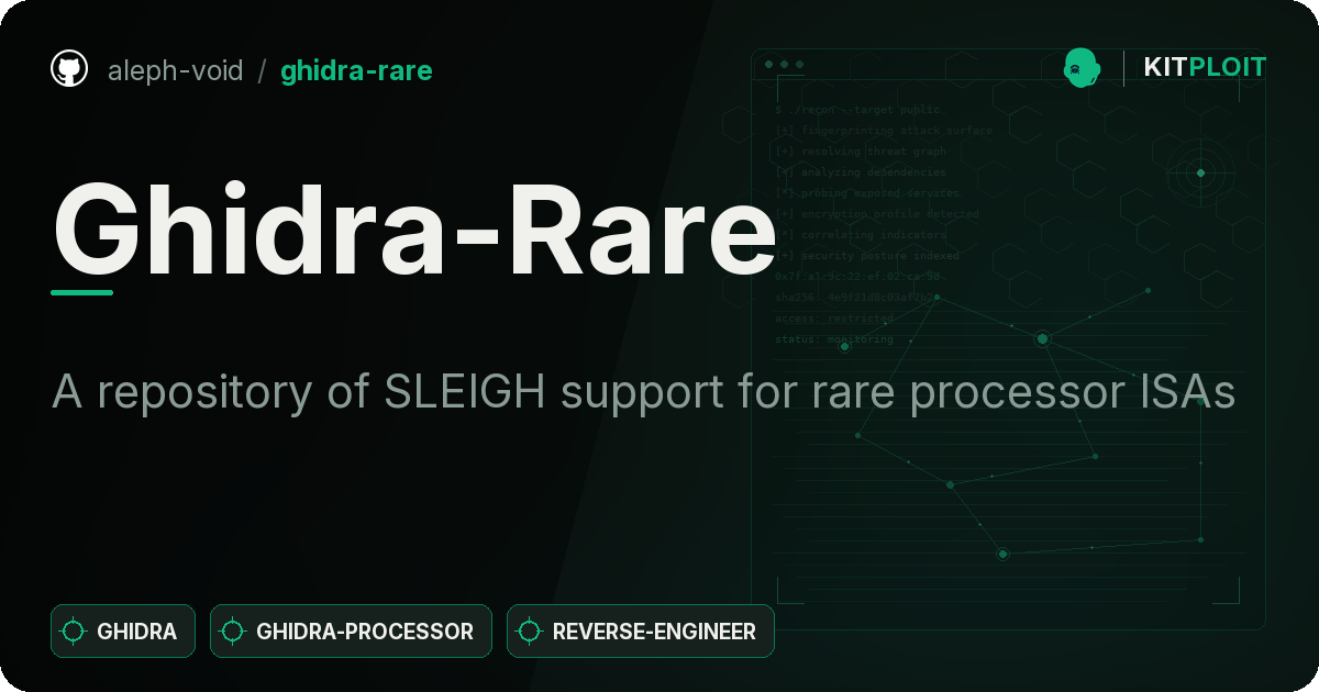 Ghidra-Rare preview