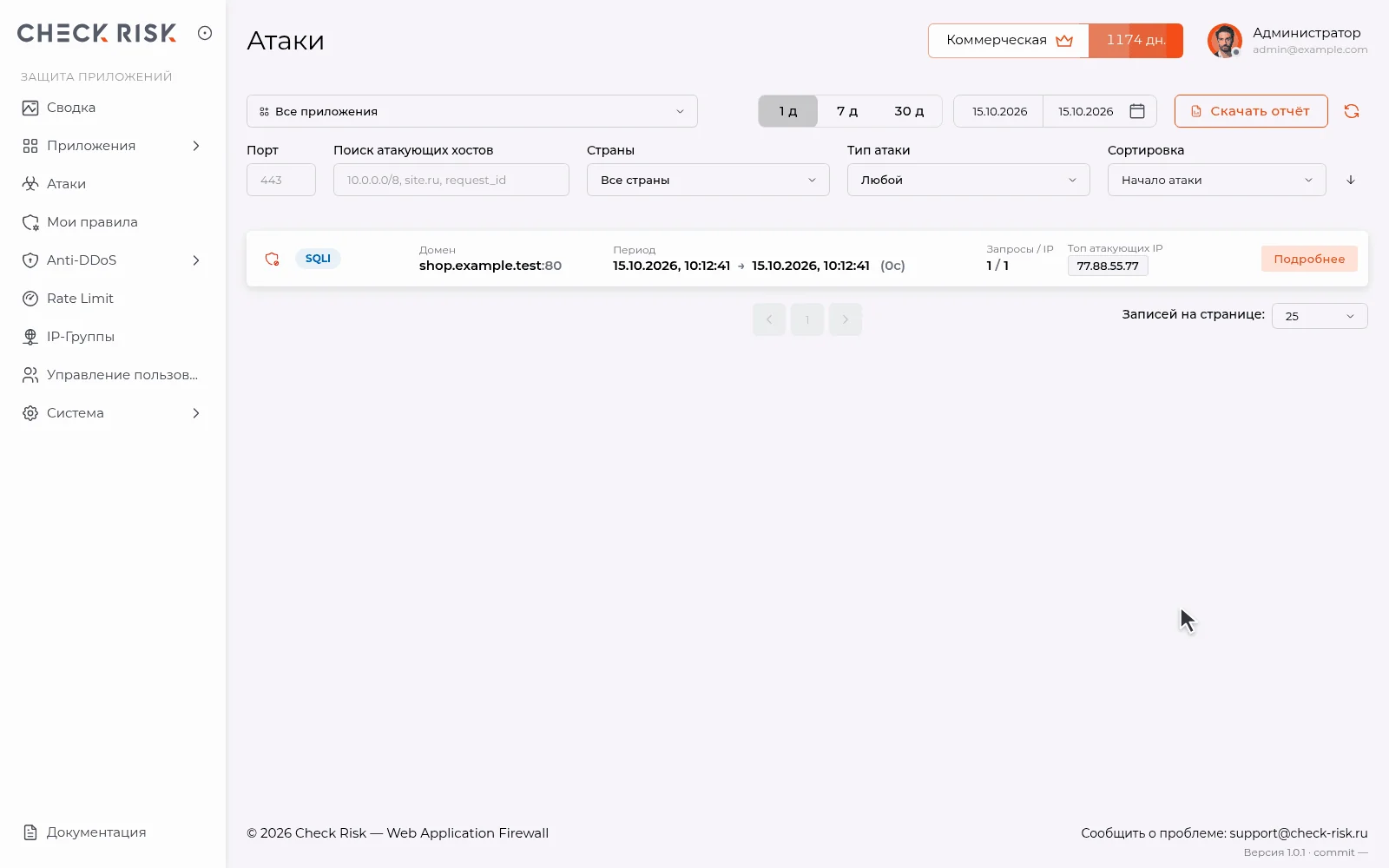 Check-Risk-WAF preview
