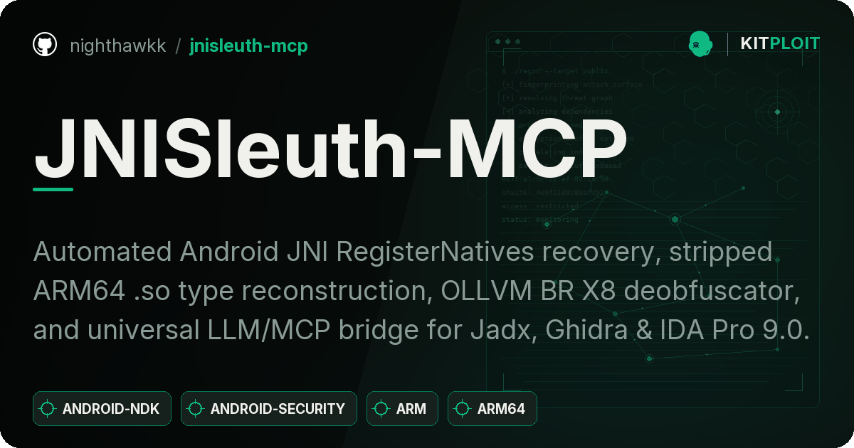 JNISleuth-MCP preview