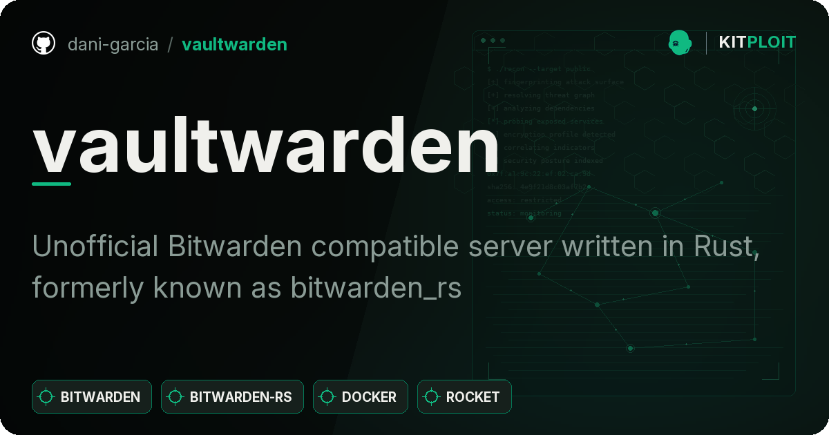 vaultwarden preview