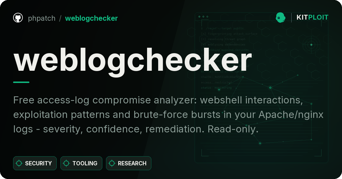 weblogchecker preview