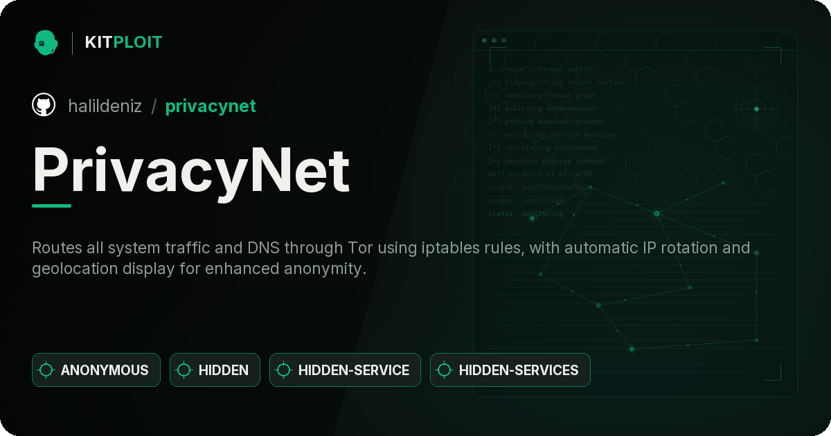 PrivacyNet preview
