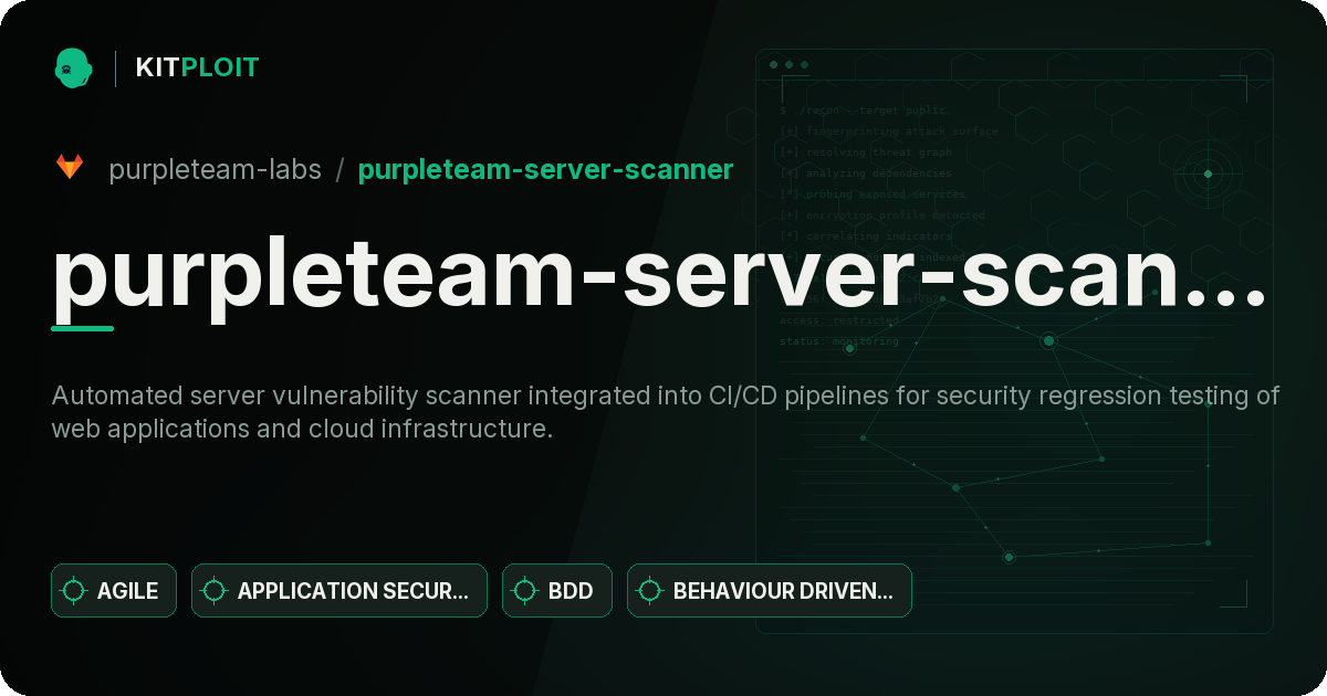purpleteam-server-scanner preview