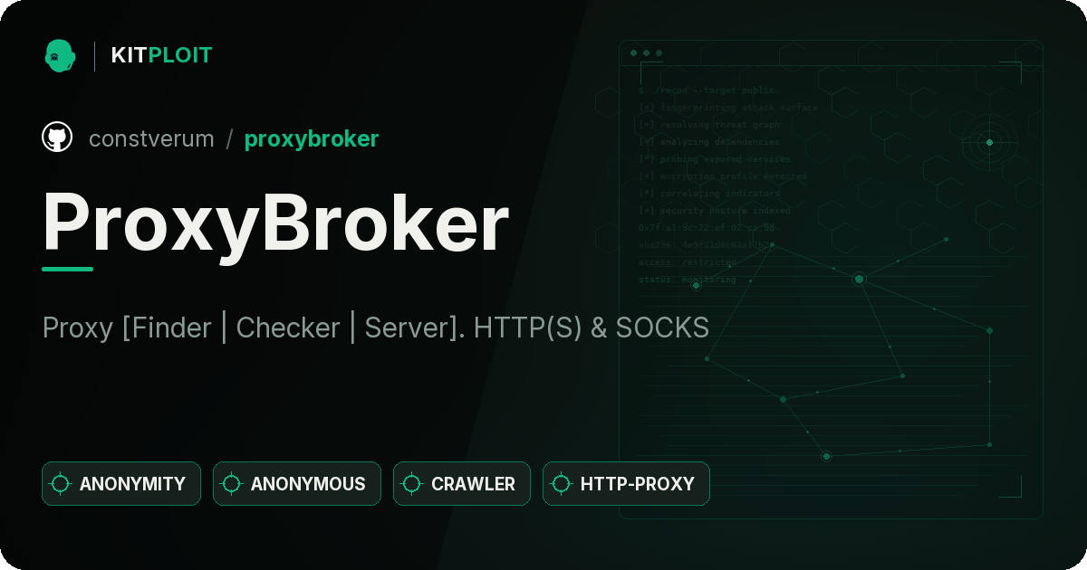 ProxyBroker preview
