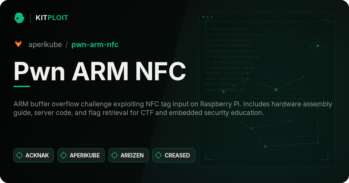 Pwn ARM NFC preview