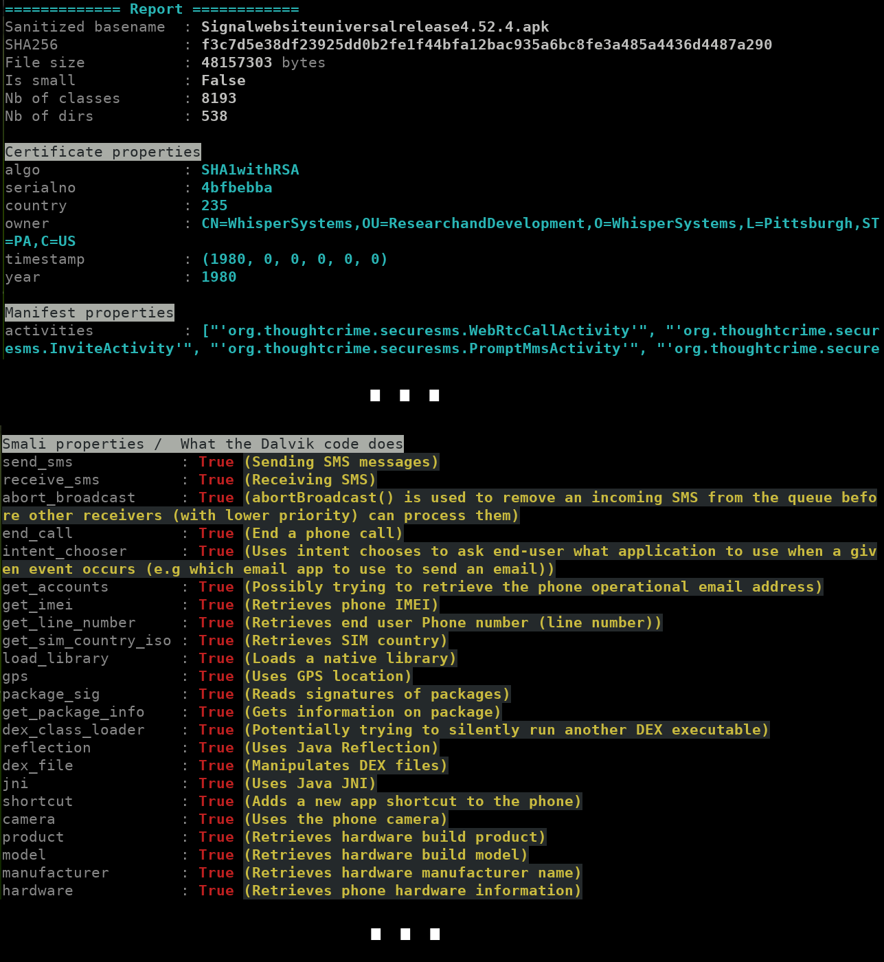 droidlysis preview