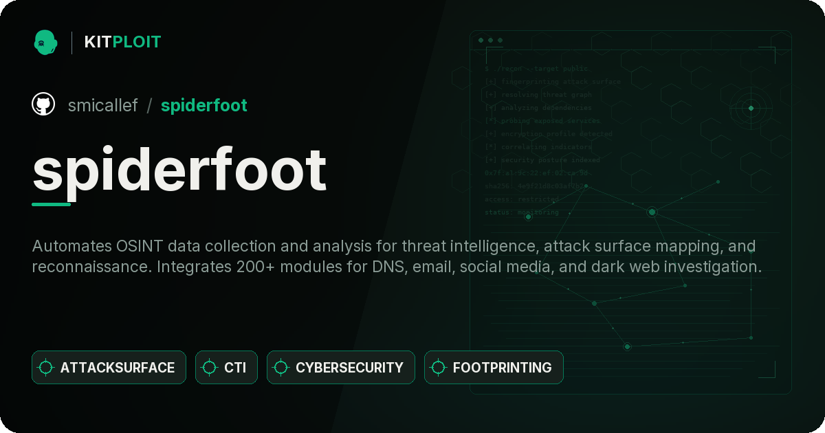 spiderfoot preview