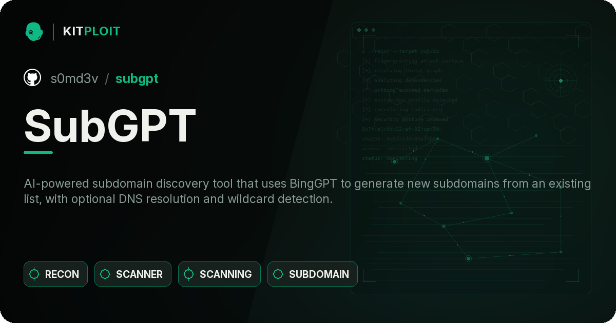 SubGPT preview