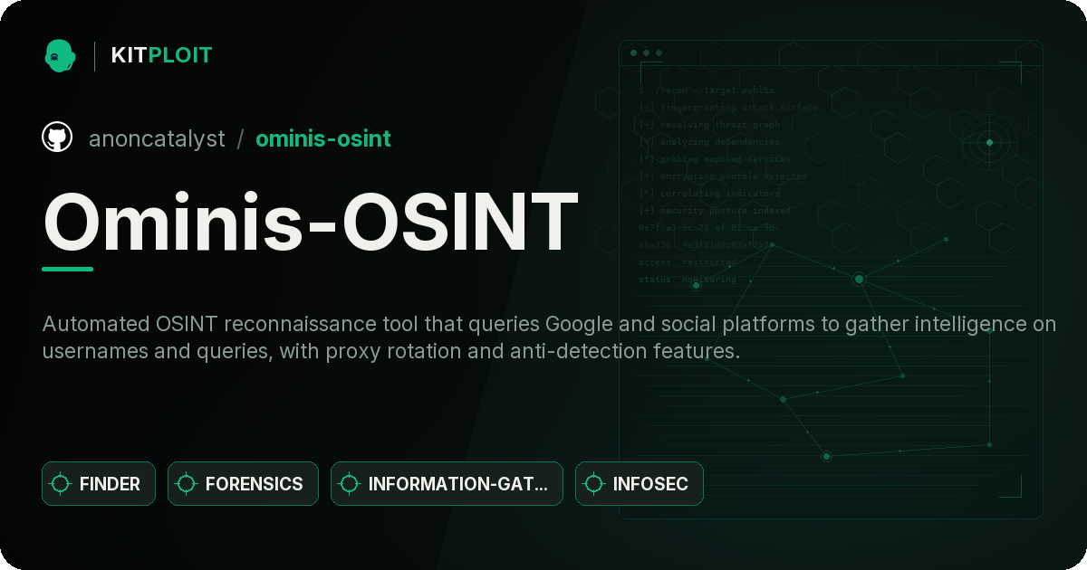 Ominis-OSINT preview