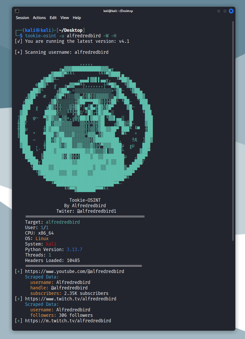 tookie-osint preview