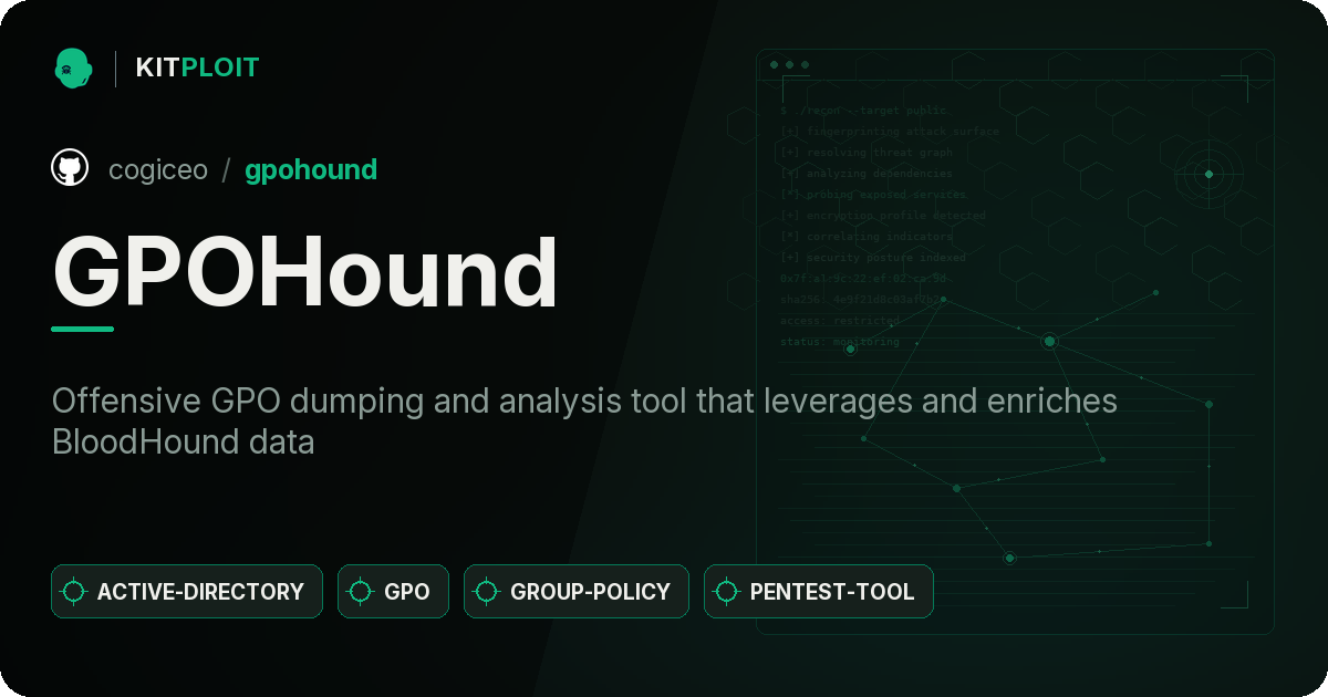 GPOHound preview
