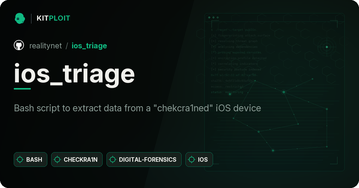 ios_triage preview