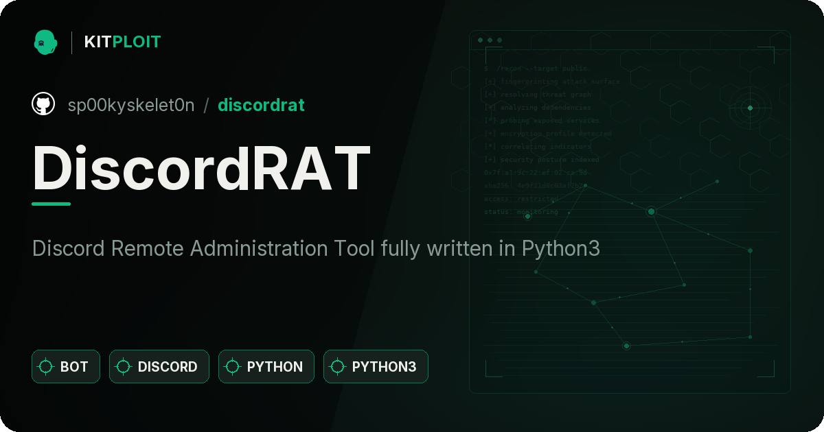 DiscordRAT preview