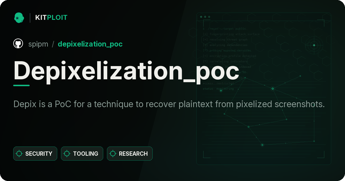Depixelization_poc preview