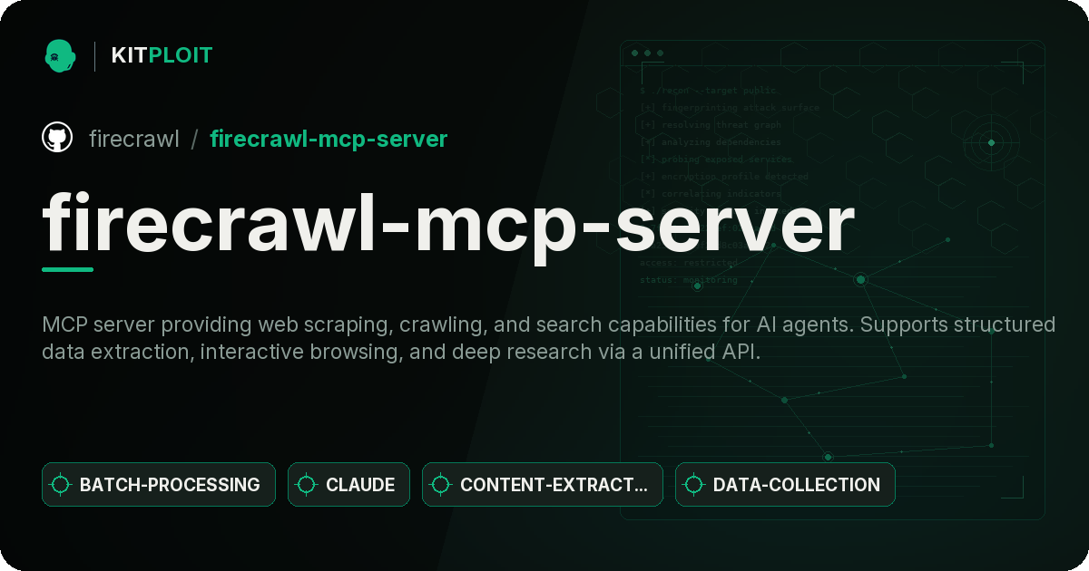 firecrawl-mcp-server preview