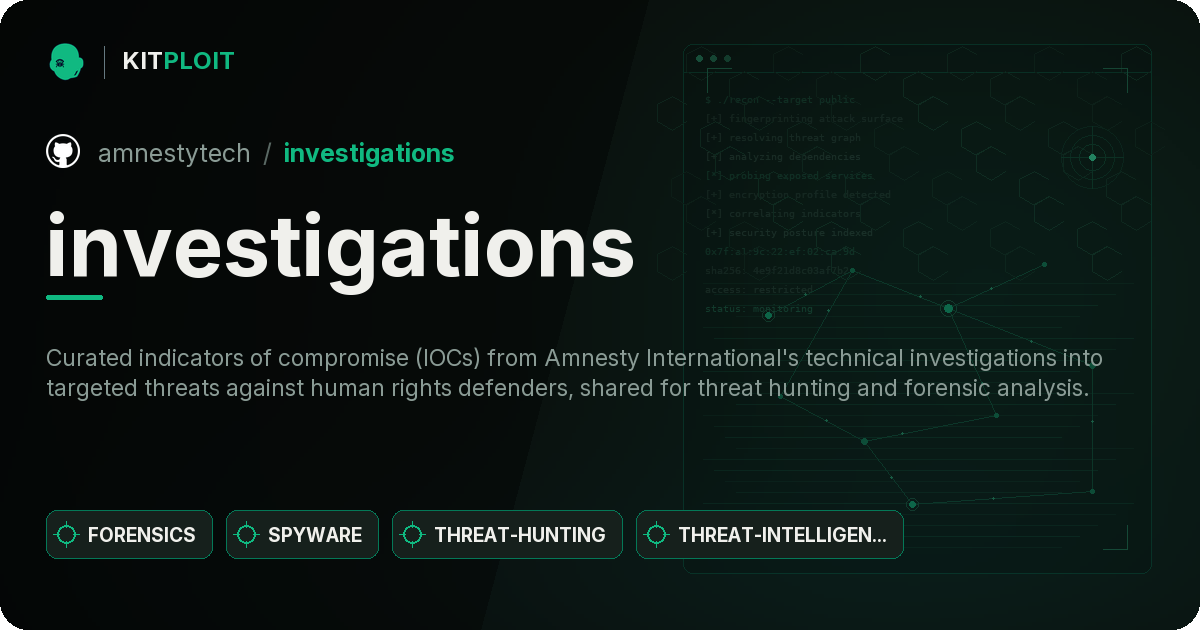 investigations preview